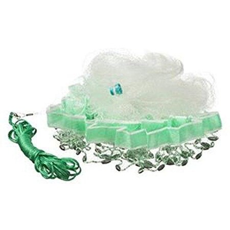 Betts Super Pro Deep Hole Mono Cast Net 10' 58 Mesh SewnIn Webbing, Lead Weights 19-10-DH